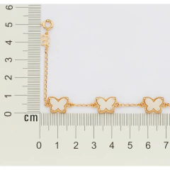 Imagem do Pulseira Rommanel com borboletas brancas