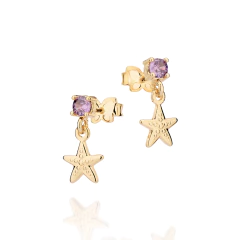 Brinco Infantil Rommanel Estrela Do Mar Com Zircônias