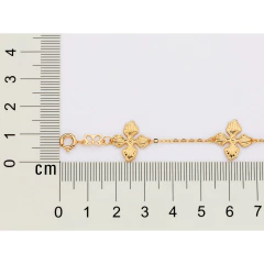 Pulseira Rommanel Com Flores Colecao Ana Hickmann 552208 - comprar online