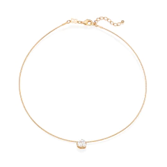 Choker Rommanel com Zircônia Formato Coração 532520