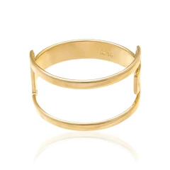 Anel Aro Duplo Vazado. - loja online