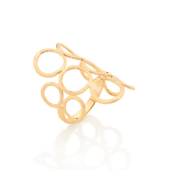 Imagem do Maxi Anel Rommanel Com Circulos Vazados 511048