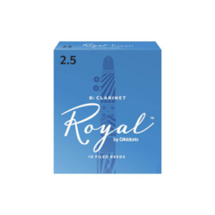 Palheta Rico Royal By D'addario Clarinete 2,5 - Valor Unitário