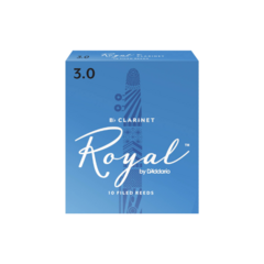 Palheta Rico Royal By D'addario Clarinete 3,0 - Valor Unitário