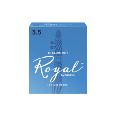 Palheta Rico Royal By D'addario Clarinete 3,5 - Valor Unitário