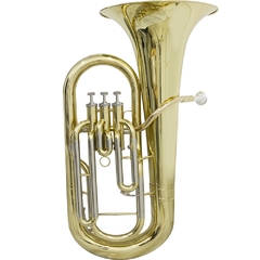 Euphonium Bombardino 3 Pistos New York NY EP200 Sib Laqueado Dourado com Case