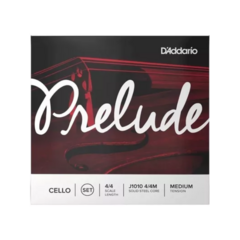 Jogo de Cordas D'Addario Prelude J1010 Tensão Média para Violoncelo4/4