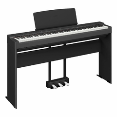 Piano Digital Yamaha P-225B Preto 88 Teclas Fonte Bivolt com Suporte Madeira e Pedal Triplo - comprar online