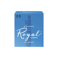 Palheta Rico Royal By D'Addario Clarinete 2,5 - Valor Unitário
