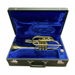 Cornet Sib Holton Elkhorn Wis USA C602 Laqueado - Usado (3126)