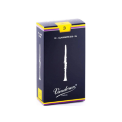 Palheta Vandoren Tradicional Clarinete 3 - Valor Unitário