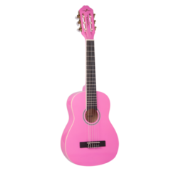 Violão Vogga Acústico VCA85PK Nylon Infantil 30" Rosa