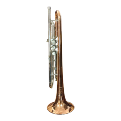 Trompete Sib Conn 16B Niquelado Campana Bronze - Usado (0448) - Plander