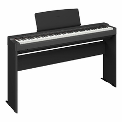 Piano Digital Yamaha P-225B Preto 88 Teclas Fonte Bivolt com Suporte Madeira e Pedal Triplo - Plander