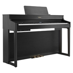 Piano Digital Roland 88 Teclas HP702 CH Preto Charcoal