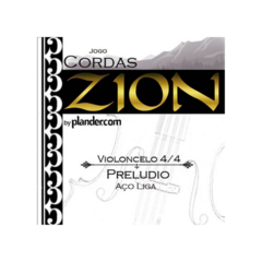 Jogo De Cordas Zion Preludio Aço-Liga Violoncelo 4/4