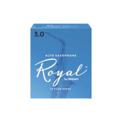 Palheta Rico Royal By D'addario Sax Alto 3 - Valor Unitário