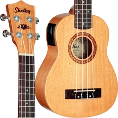 Ukulele Shelby Soprano 21" Eletroacústico SU21ME STNT - comprar online