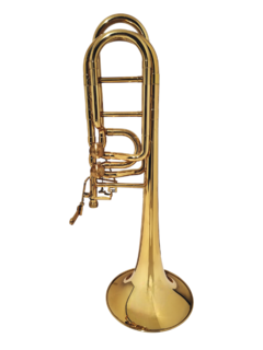 Trombone de Vara Baixo Solpac Sib/Fá/Gb TV50 com Rotor Laqueado - Saldo - Plander