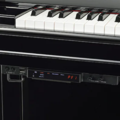 Piano Acústico Vertical TransAcoustic Yamaha U1 TA2 Preto - comprar online