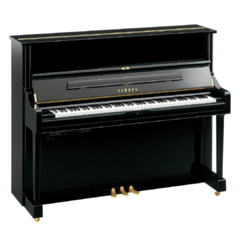 Piano Acústico Vertical TransAcoustic Yamaha U1 TA2 Preto