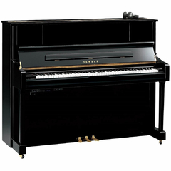 Piano Acústico Vertical Yamaha U1J SC2 Silent 121 cm Preto