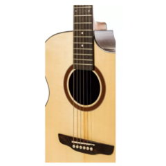 Violão Flat Acústico Rozini Premium RX620-ACNCTLP Aço Natural na internet