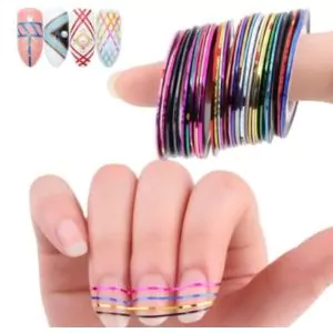 Fitinha Adesiva Unhas 5metros Importada (Escolha Sua Cor)