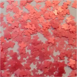 Glitter Borboleta Rosa