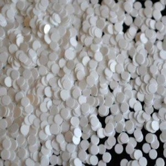 Glitter Redondo Branco