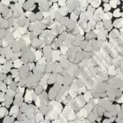 Glitter Coração Branco