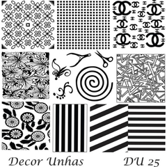 Decor Unhas 25 - Chanel, Listras, Geométrico