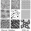 Decor Unhas 26 - Floral, Estrelas