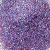 Glitter Hexagonal Mini Lilás Holográfico