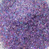 Glitter Hexagonal Mini Lilás Holográfico