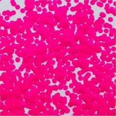 Glitter Hexagonal Médio Pink Neon