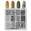 Placa S9 (Candy Skull) Animal Print, Oncinha, Zebra
