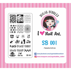 Sugar Bubbles 01 - Caveiras, Teia, Arame Farpado