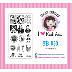 Sugar Bubbles 50 -Caveiras, Elvira, Família Adams