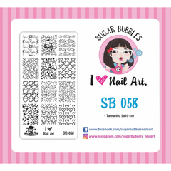 Sugar Bubbles 58 - Amor, Love, Romântica, Corações