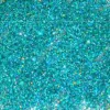 Glitter Fino Turquesa Holográfico