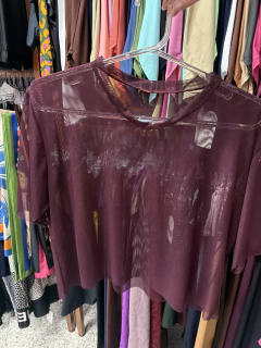 cropped de tule - comprar online