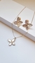 Conjunto Borboleta Roma - Luminosa Semijoias de Luxo