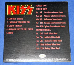 Kiss Limited Edition Australian Tour 1995 Cd Promo Australia - comprar online