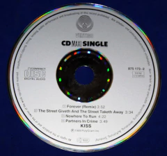 Kiss - Forever - Cd Single - 1989 Alemanha - comprar online