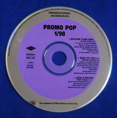 Promo Pop - 1/98 Cd Promocional 1998 Elton John Bryan Adams