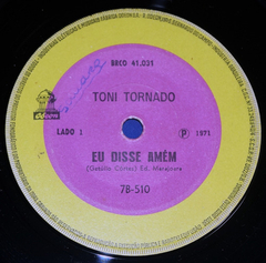 Toni Tornado - Eu Disse Amém / Juizo Final Compacto 1971 na internet