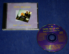 Don Mclean - And I Love You So Love Tracks - Cd Uk 1989