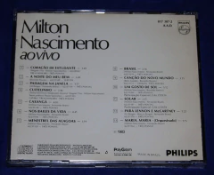 Milton Nascimento - Ao Vivo - Cd - 1988 - comprar online