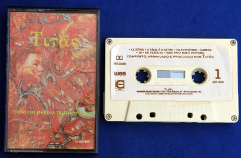 Titãs - Tudo Ao Mesmo Tempo Agora - Fita Cassete - 1991